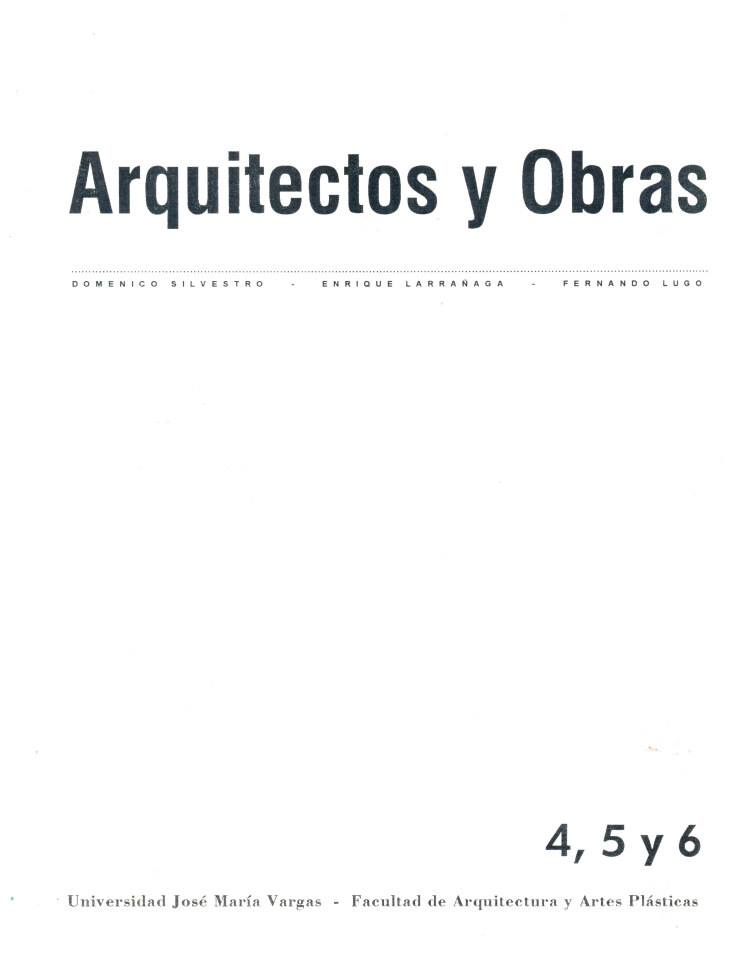 Se publica Arquitectos y Obras 4, 5 y 6.jpg
