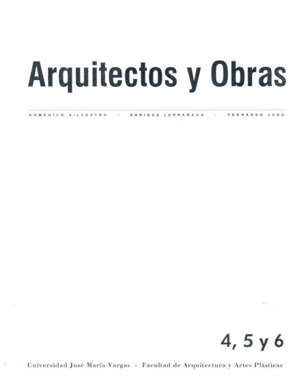 Se publica Arquitectos y Obras 4, 5 y 6.jpg