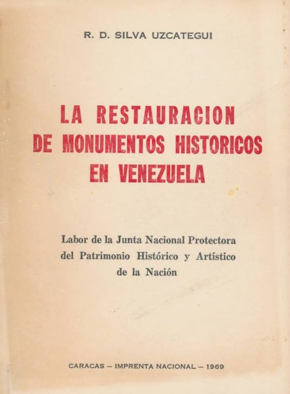 Se publica La restauración de Monumentos Historicos en Venezuela.jpg