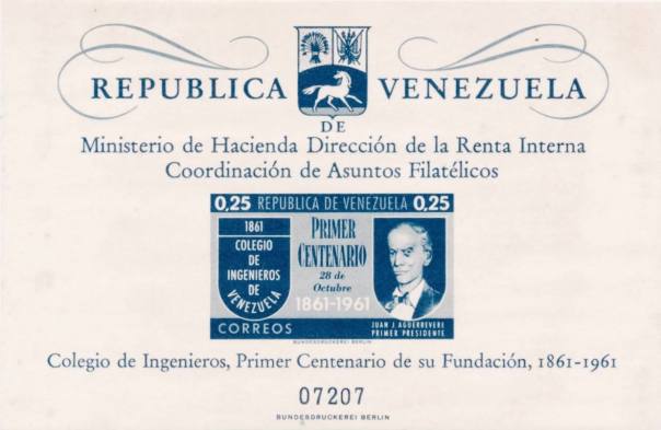 Estampilla centenerio CIV