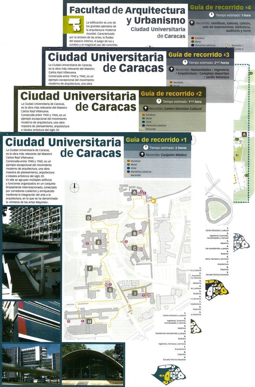 Se publican las Guias de recorridos Ciudad Universitaria de Caracas.jpg